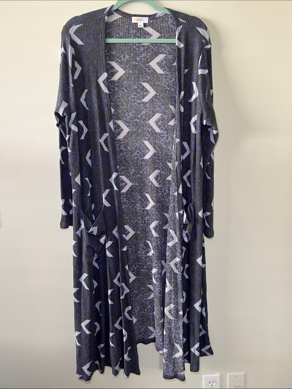 LuLaRoe Long Geometric Duster Cardigan